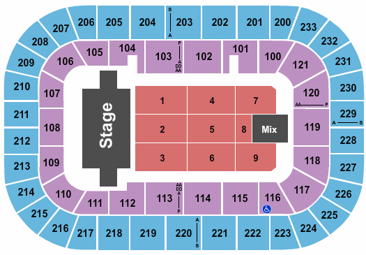 Bon Secours Arena Greenville Sc Seating Chart